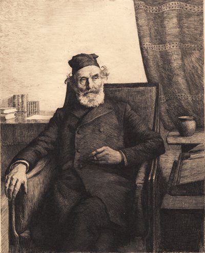 Sanatçının babası Jens Peter Ilsted by Peter Vilhelm Ilsted