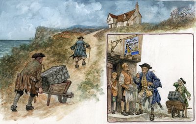 Hazine Adası için İllüstrasyon by Peter Jackson