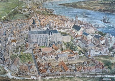 Eski Londra yeniden inşa edildi: Westminster şehri by Peter Jackson
