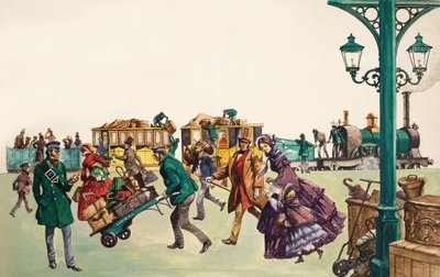 Bir Zamanlar... yüz yıl önce bir tren istasyonu by Peter Jackson