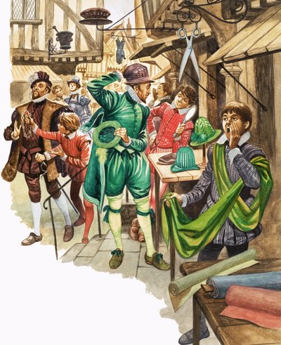Bir Zamanlar... Tudor çağında pazar ve sokak tüccarları by Peter Jackson
