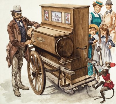 Organ öğütücü ve maymun by Peter Jackson