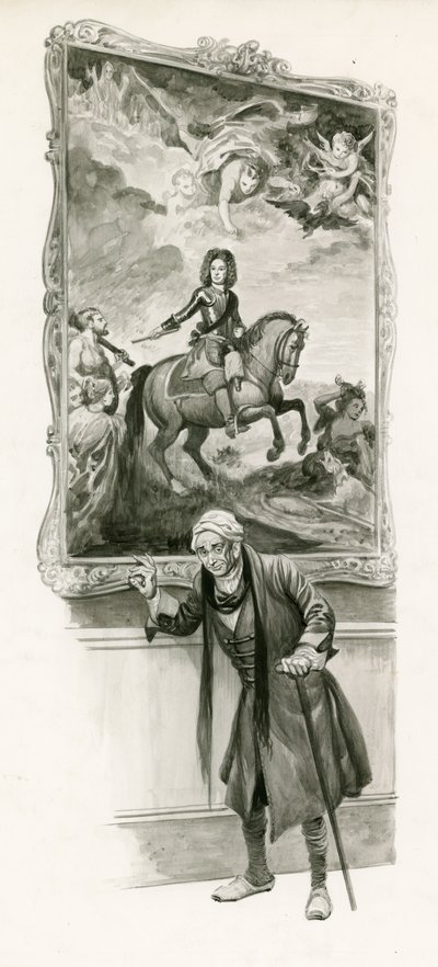 Yaşlı bir adam olarak Marlborough Dükü by Peter Jackson