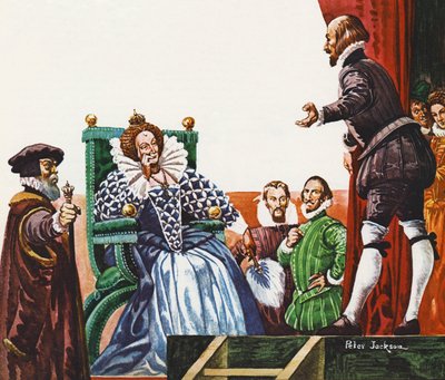 William Shakespeare oyunlarından birini Kraliçe I. Elizabeth