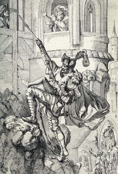 Prinzenraub: Temmuz 1455'te Saksonya Kralı II. by Peter Johann Nepomuck Geiger