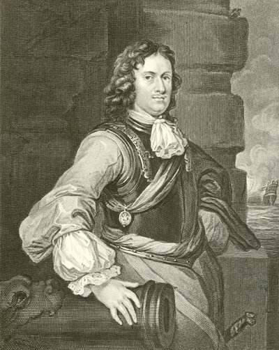 Edward, First Earl of Sandwich  by Peter Lely