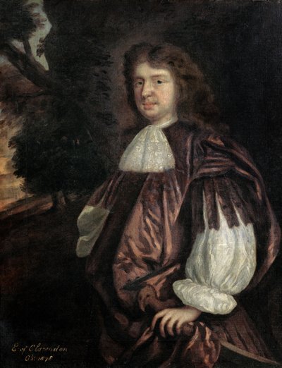 Edward Hyde, Clarendon Kontu, c.1667 by Peter Lely