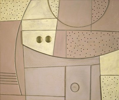 Soğutulmuş Purple Haze, 1998 (ahşap üzerine akrilik) by Peter McClure