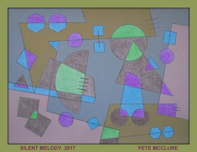 SESSİZ MELODİ, 2017, KAĞIT ÜZERİNE AKRİLİK by Peter McClure