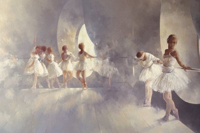 Bale Stüdyosu (tuval üzerine yağlı boya) by Peter Miller