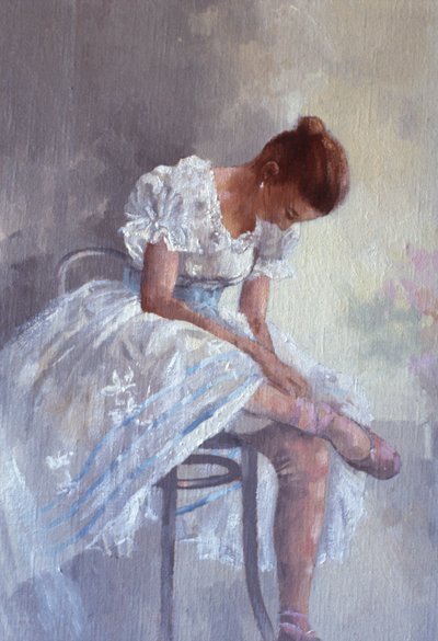Dansçı (tuval üzerine yağlı boya) by Peter Miller