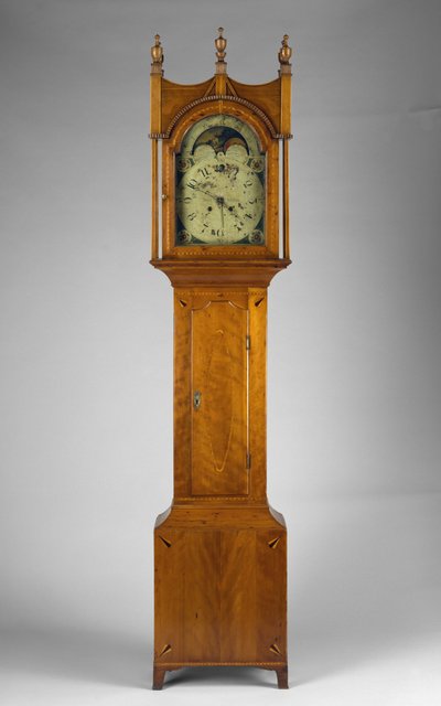 Uzun Kasa Saati, c.1815 (akçaağaç, kiraz, pirinç ve demir) by Peter Miller