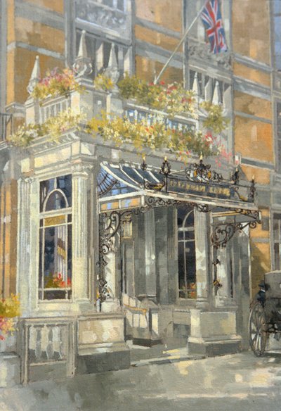 The Connaught Hotel, Londra (tuval üzerine yağlı boya) by Peter Miller
