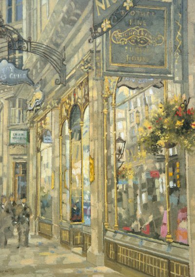Savoy Taylors Loncası - The Strand (tuval üzerine yağlı boya) by Peter Miller