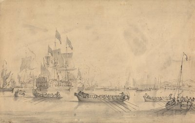 William of Orange'ın Tor Körfezi'ne İnişi by Peter Monamy