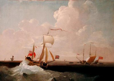 Royal Yacht (tuval üzerine yağlı boya) by Peter Monamy