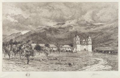 Santa Barbara Misyonu by Peter Moran