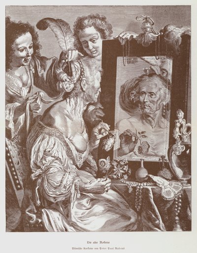 Eski Koket, c1630 (lito) by Peter Paul (after) Rubens