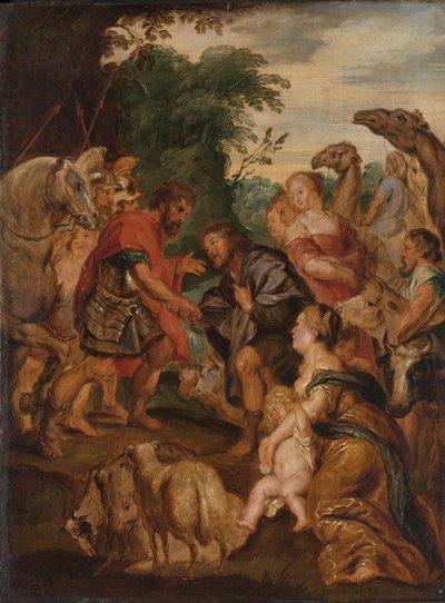 Yakup ve Esav Arasındaki Uzlaşma by Peter Paul Rubens (after)