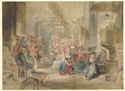 Köy Kilisesinde Bir Vaaz, c.1630 by Peter Paul Rubens