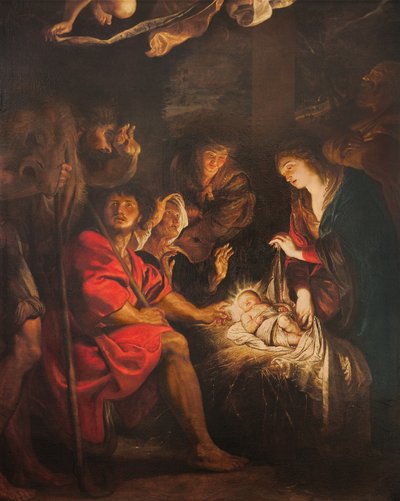 çobanların hayranlığı by Peter Paul Rubens