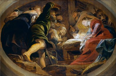 Çobanların Hayranlığı (tuval üzerine yağlı boya) by Peter Paul Rubens