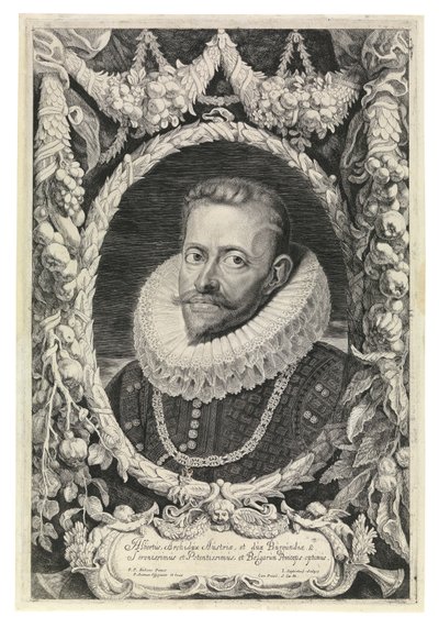 Albert, Avusturya Arşidükü (gravür) by Peter Paul Rubens
