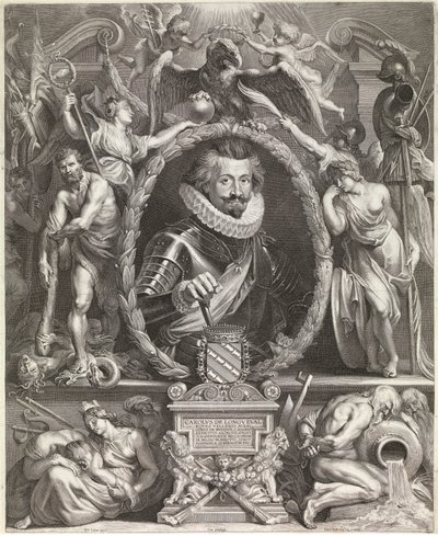 Charles Bonaventure de Longueval (gravür) by Peter Paul Rubens