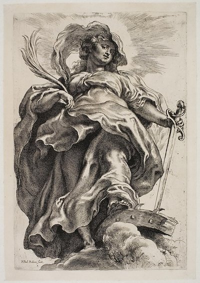 İskenderiye Aziz Catherine by Peter Paul Rubens