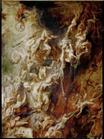 lanetlilerin cehenneme düşüşü by Peter Paul Rubens