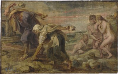 Deucalion ve Pyrrha, yaklaşık 1636 by Peter Paul Rubens