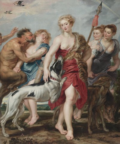 Av için Ayrılan Diana ve Perileri, 1615 dolayları by Peter Paul Rubens