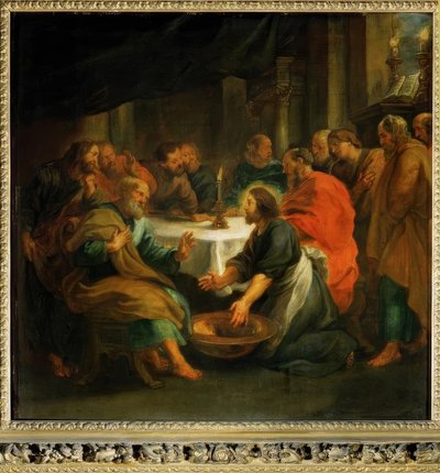 Ayakların yıkanması by Peter Paul Rubens
