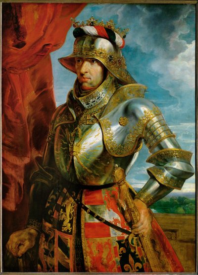 İmparator I. Maximilian, 1618 civarı (meşe ağacı üzerine resim) by Peter Paul Rubens
