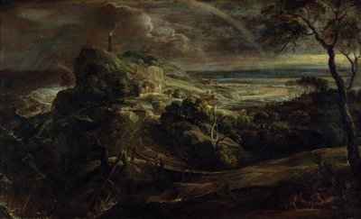 Almanca: Landschaft mit dem Schiffbruch des Paulus Pavlus