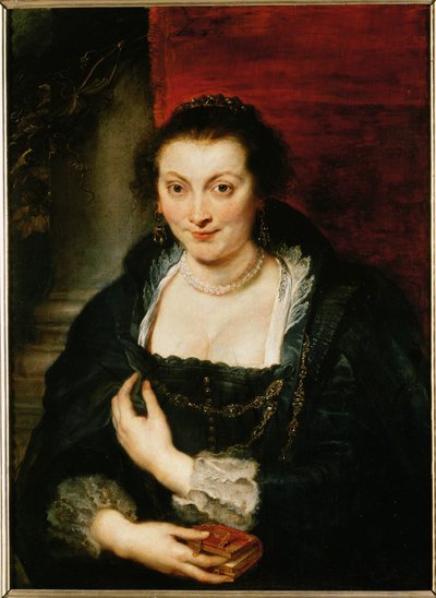 Isabella Brant (ahşap üzerine resim) by Peter Paul Rubens