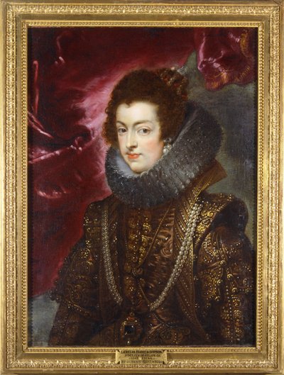 Bourbonlu Isabella, 1629 civarı (tuval üzerine resim) by Peter Paul Rubens