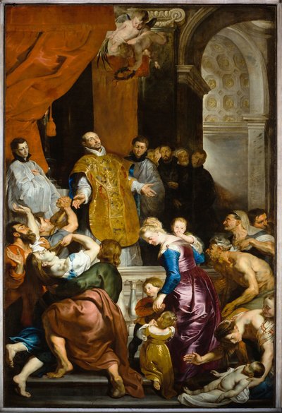 Loyola Aziz Ignatius'un Mucizeleri - 1620 by Peter Paul Rubens