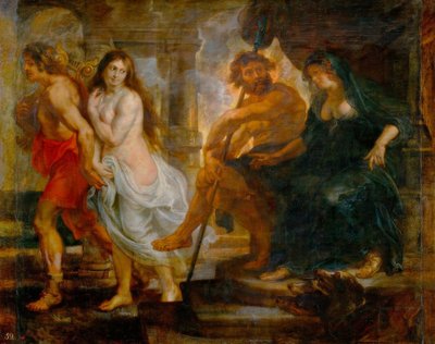 Pluto ve Proserpina ile Orpheus ve Eurydice by Peter Paul Rubens