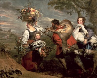 Köylüler Pazara Gidiyor by Peter Paul Rubens