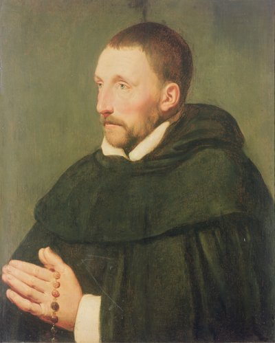 Padre de Buzzara olduğu düşünülen bir Dominik portresi by Peter Paul Rubens