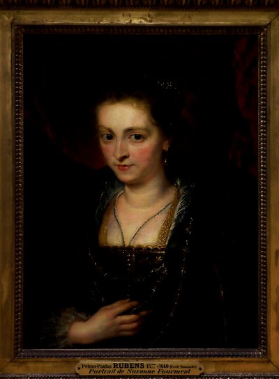 Bir kadının portresi. Suzanna Fourment'in Portresi by Peter Paul Rubens