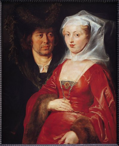 Saint Pepin de Landen ve kızı Saint Begge (Resim by Peter Paul Rubens