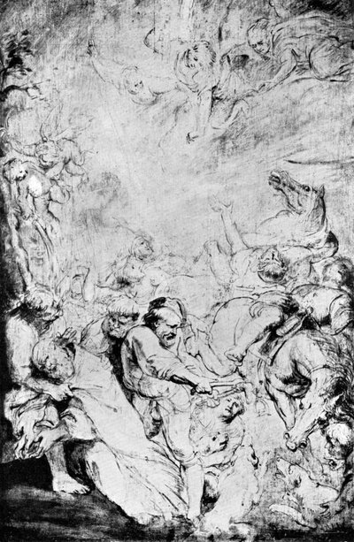 Aziz Livinus Şehitliği taslağı, c1633, 1933. by Peter Paul Rubens