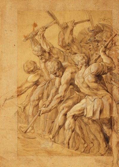 Bir Köprüyü Yok Eden Askerler, by Peter Paul Rubens
