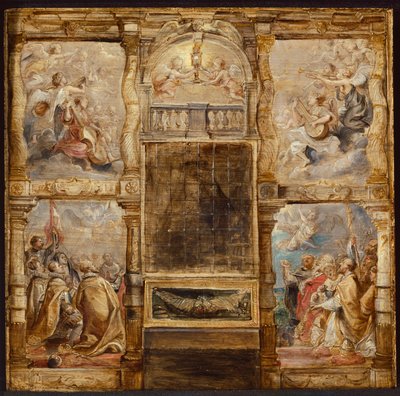 Efkaristiya hayranlığı by Peter Paul Rubens