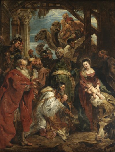 Büyücülerin Hayranlığı by Peter Paul Rubens