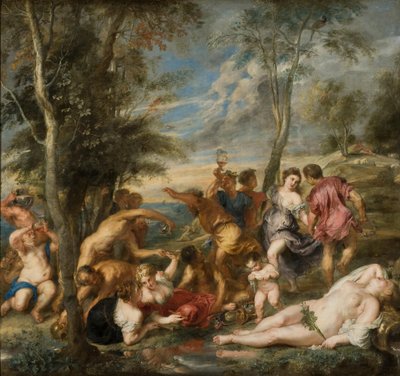 Andrianlar, c.1635 (tuval üzerine yağlı boya) by Peter Paul Rubens