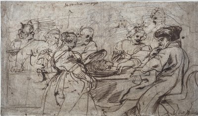 Hirodes Bayramı (recto) by Peter Paul Rubens