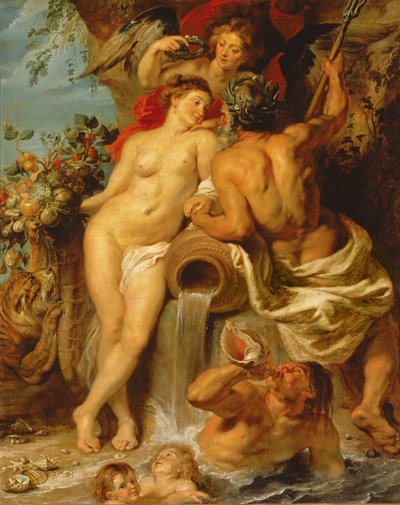 Toprak ve Su Birliği, c.1618 (tuval üzerine yağlı boya) by Peter Paul Rubens